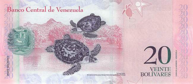 20 Bolivares 2013